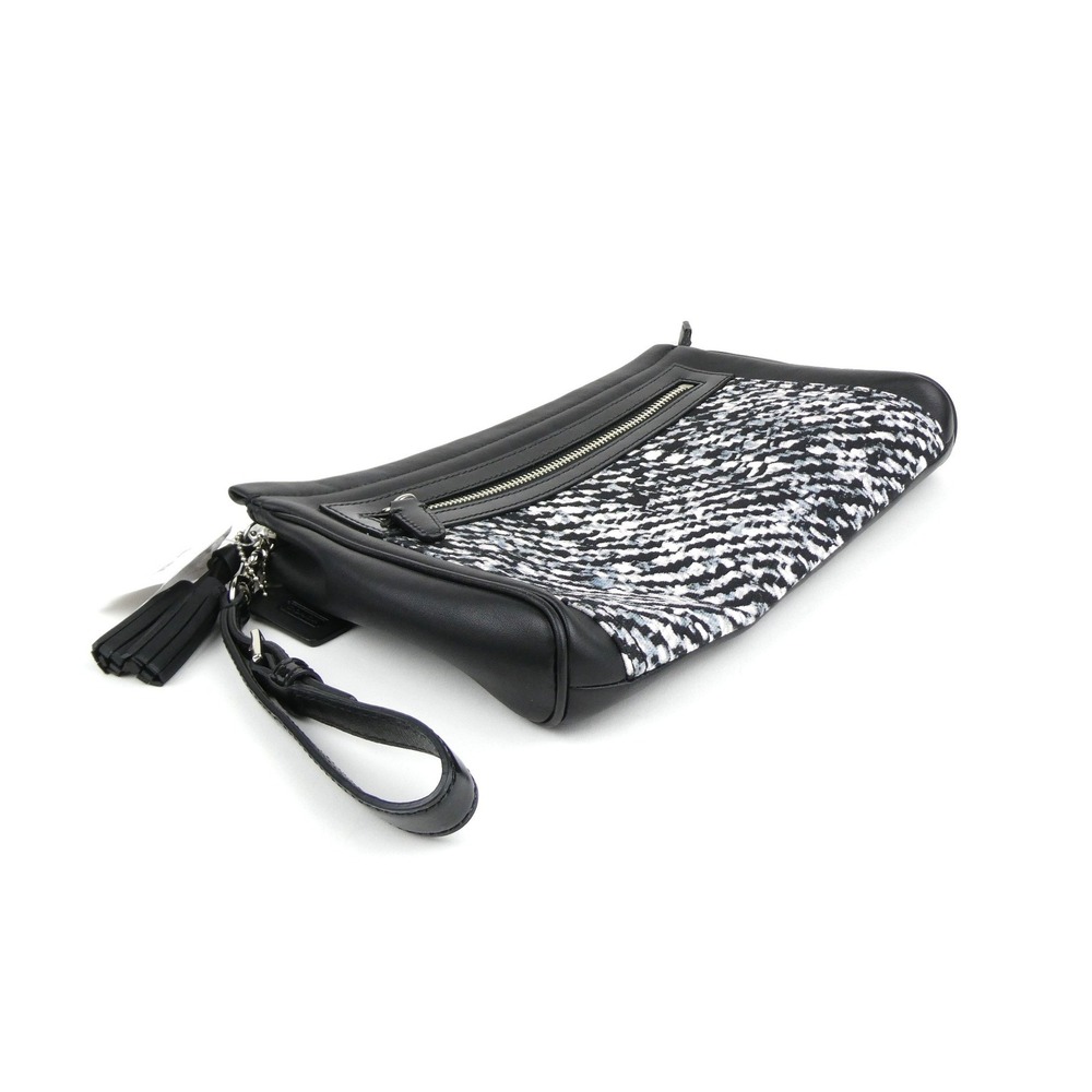 Coach Leg Ivory Multi Dongl Print Large Clutch NWT 50031 - Picture 2 of 16